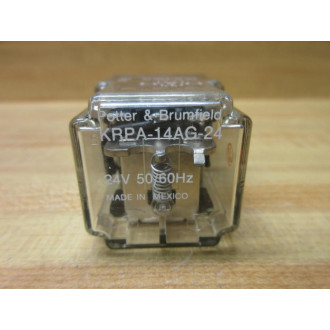 Potter & Brumfield KRPA-14AG-24V Relay KRPA14AG24V 13HP - Used