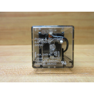 AMF Potter & Brumfield KAP5DG-24V DC Relay KAP5DG-24VDC - New No Box