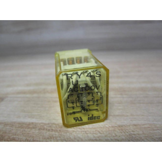 IDEC RY4S-U-AC100V Relay RY4S-U-100V AC - New No Box