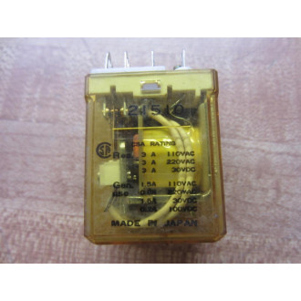 IDEC RY4S-U-AC100V Relay RY4S-U-100V AC - Used