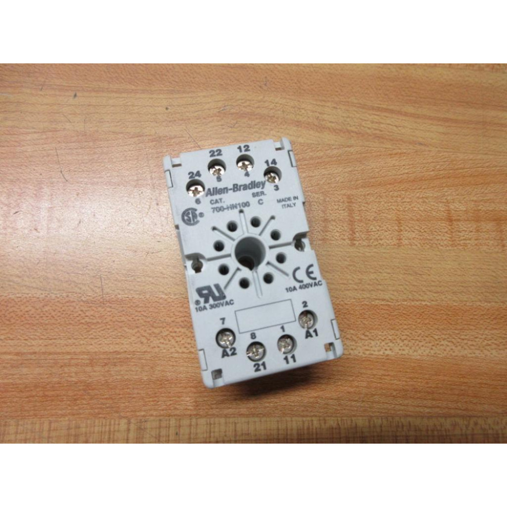Allen Bradley 700-HN100 Relay Socket  700HN100 Series C - New No Box