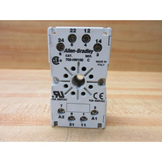 Allen Bradley 700-HN100 Relay Socket  700HN100 Series C - New No Box