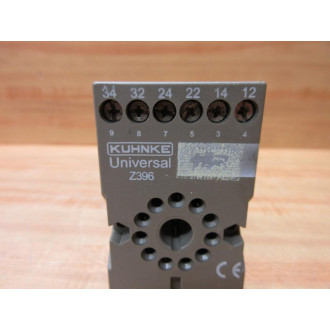 Kuhnke Z396 Relay Socket - Used