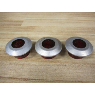 Allen Bradley 800T-N159R Red Cap for Pushbutton 800TN159R (Pack of 3) - Used