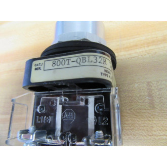 Allen Bradley 800T-QBL32R Pushbutton 800TQBL32R - Used