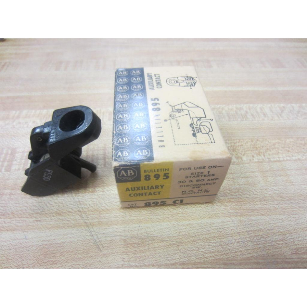 Allen Bradley 895-C1 Auxiliary Contact 895C1