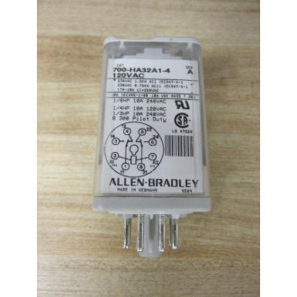 Allen Bradley 700-HA32A1-4-120V AC Relay 700-HA32A1-4-120VAC Series A - New No Box