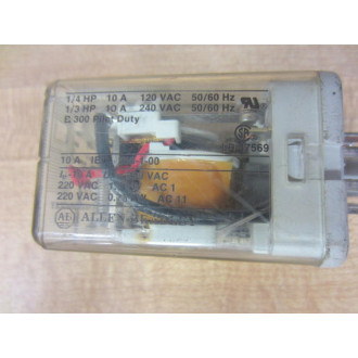 Allen Bradley 700-HA32A1-4-120V AC Relay 700-HA32A1-4-120VAC Ser A Clear - Used