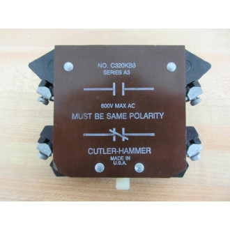 Cutler Hammer C320KB8 Auxiliary Contact Series A3 - New No Box