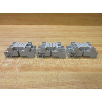 Potter & Brumfield 27E894 Tyco Relay Socket 10A (Pack of 3) - Used
