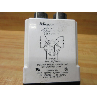 Magnecraft 236ACPX-5 Voltage Sensor Relay 236ACPX5 - Used