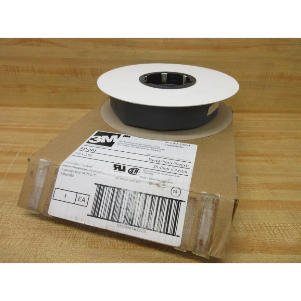 3M FP-301 Heat Shrink Tubing FP-301-1-25'