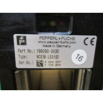 Pepperl + Fuchs WCS3B-LS310D Read Head 199290-0030 - New No Box