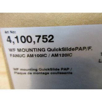Fanuc 4,100,752 Mounting Bracket Kit 4100752