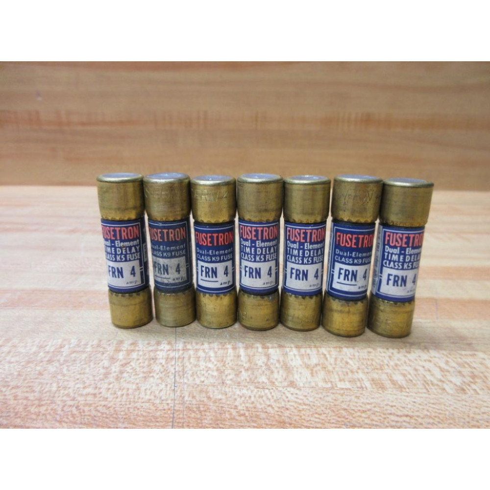 Buss FRN-4 Bussmann Fuse FRN4 (Pack of 7) - New No Box