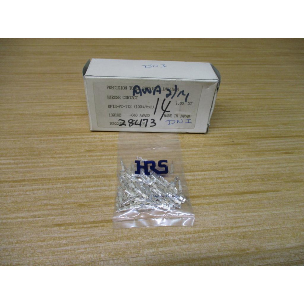 Hirose RP13-PC-112 Contact RP13PC112 (Pack of 100)