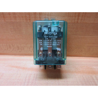 Midtex 157-33C200-24V DC Relay 157-33C200-24VDC - Used