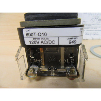 Allen Bradley 800T-Q10 Pilot Light Amber 800T-Q10A