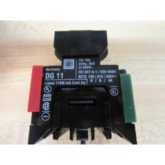 Square D 9001-DG11 Contact Block - New No Box