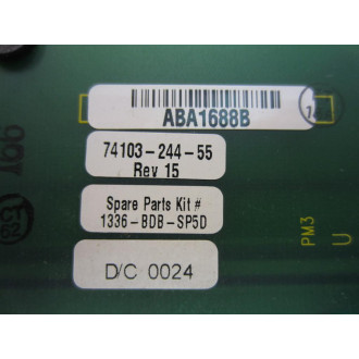 Allen Bradley 74103-244-55 Gate Drive 1336-BDB-SP5D Rev 15 - Parts Only