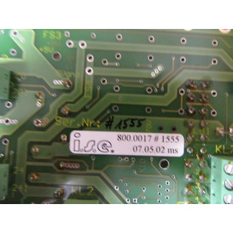 Borries 800.0017 ISE 8000017 BOARD