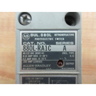 Allen Bradley 880L-RA1C Photoelectric Switch 880LRA1C - Used