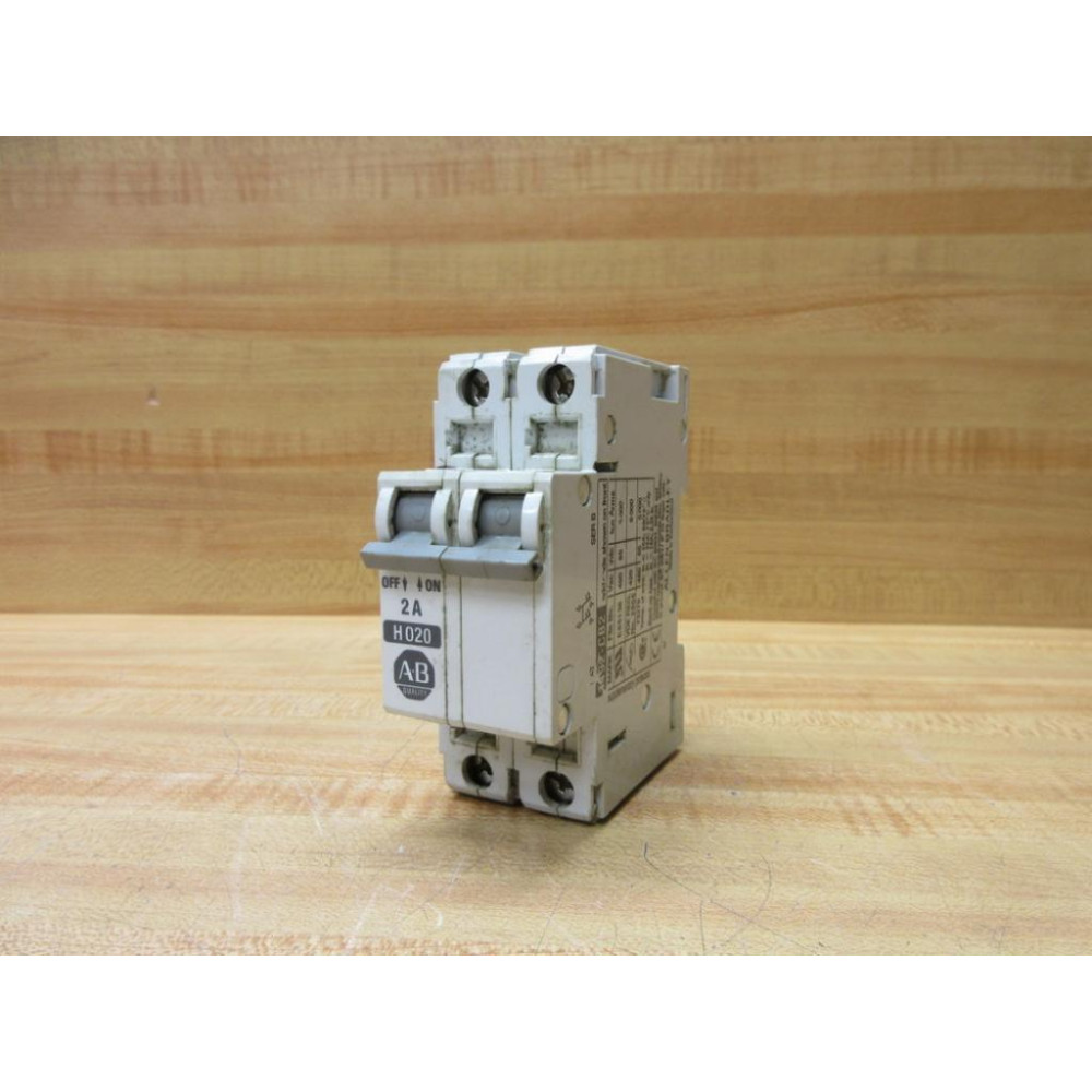 Allen Bradley 1492-CB2H020 2A Circuit Breaker 1492-CB2 - Used