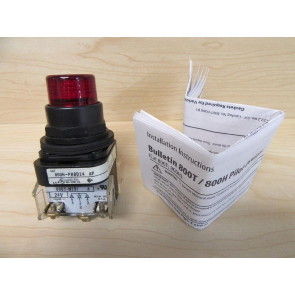 Allen Bradley 800H-PRBD24RAP Push Button Switch - New No Box