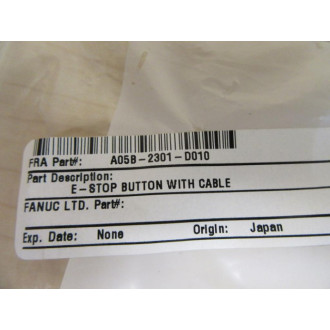 Fanuc A05B-2301-D010 Reset Switch