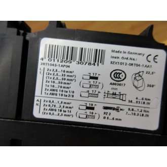 Siemens 3RT1045-1AP04 Contactor 3RT10451AP04 - New No Box