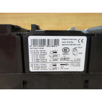 Siemens 3RT1045-1AP04 Contactor 3RT10451AP04 - Used