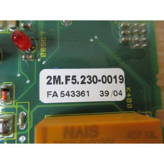 KEB 2M.F5.230-0019 Circuit Board 2MF52300019 - Used
