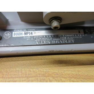 Allen Bradley 800H-NP14 Enclosure Cover 800HNP14 Series X - New No Box