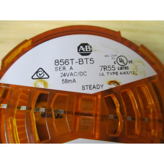 Allen Bradley 856T-BT5 Amber Stack Light 856T-BT5 - Used
