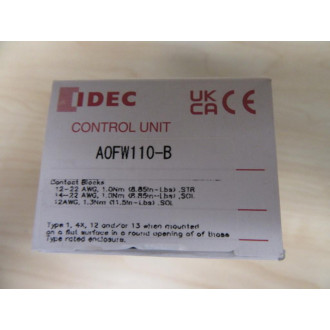 IDEC A0FW110-B Push Button Switch