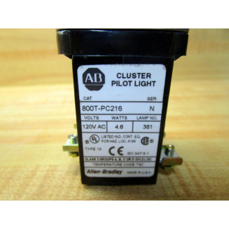 Allen Bradley 800T-PC216 Pilot Light 800TPC216 Series N