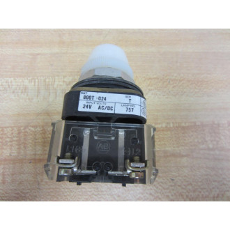 Allen Bradley 800T-Q24 Pilot Light White 800T-Q24W - Used