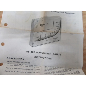 Dwyer DF-483 Mark II Manometer 25