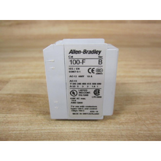 Allen Bradley 100-F Auxiliary Contact 100F 100F-B11Series B - New No Box