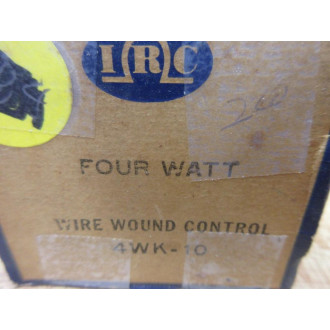 International Resistance Co 4WK-10 Potentiometer 4WK10
