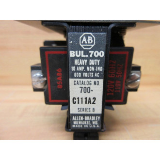 Allen Bradley 700-C111A2 Relay 700C111A2