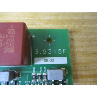 Baumuller 3.9315F Circuit Board 39315F 08.02 - Used