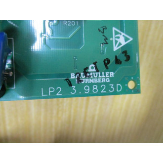 Baumuller 3.9823D Power Supply Board Assembly 39823D - Used