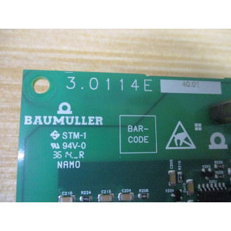 Baumuller 3.0114E Circuit Board 30114E 40.01 - Used