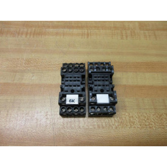 Allen Bradley 700-HN103 Relay Socket 700HN103 (Pack of 2) - Used