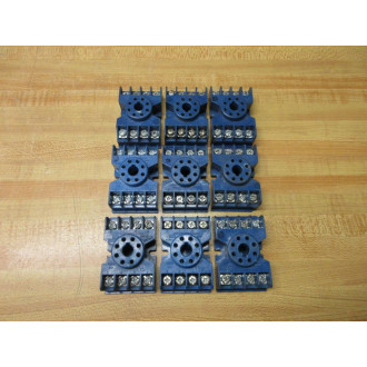 Potter & Brumfield 27E122 Relay Socket Blue (Pack of 3) - Used
