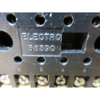 Electro 58390 Relay Socket - New No Box