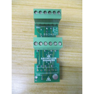 Baumuller 3.9934B Circuit Board 39934B 3.0 - Used