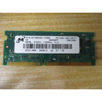 Micron MT4LSDT864HG-133B2 Memory Module 64MB - Used