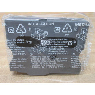 Brother TX-1511 Printer Tape Cassette TX1511 Black On Clear